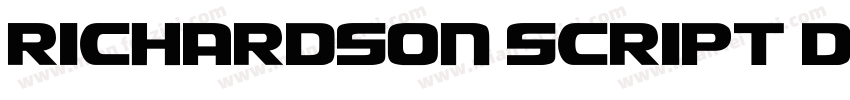 Richardson Script DE字体转换